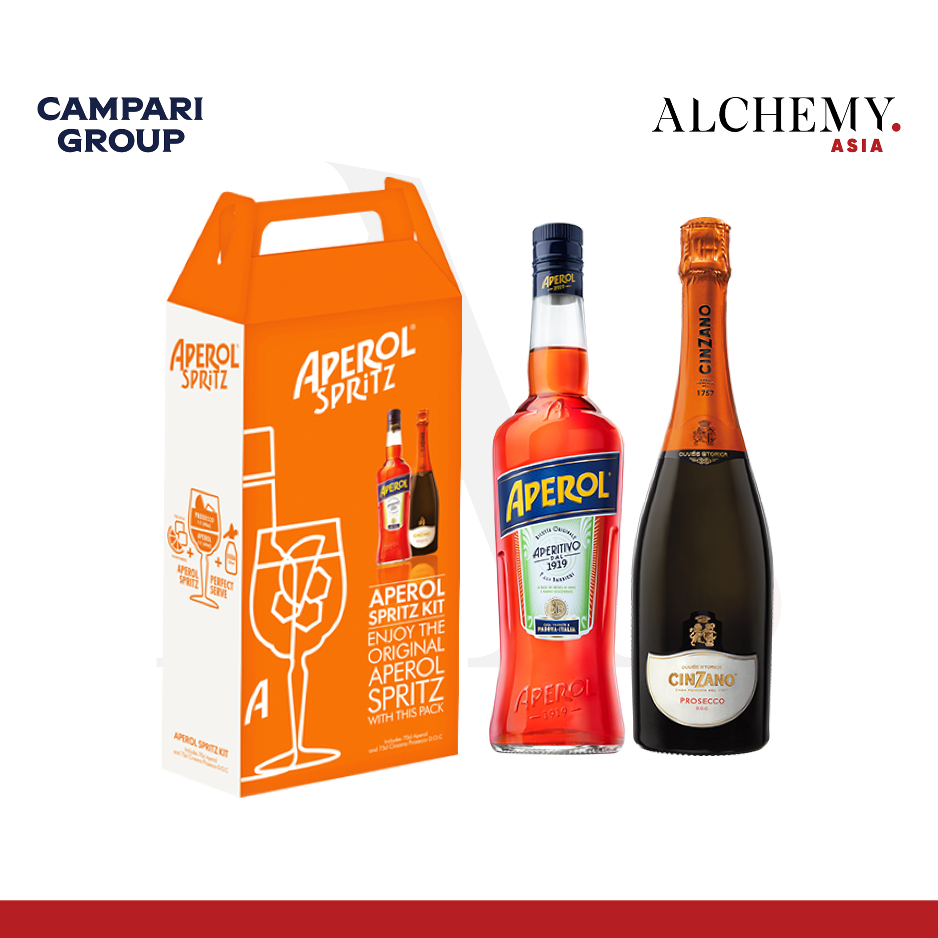[Trên 18 tuổi] [Chính hãng] Set Aperol Duo Pack