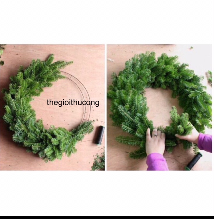 Khung sắt làm vòng nguyệt quế