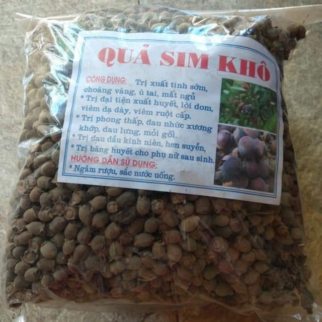 Sim khô chín phơi nắng.sim khô lạng sơn