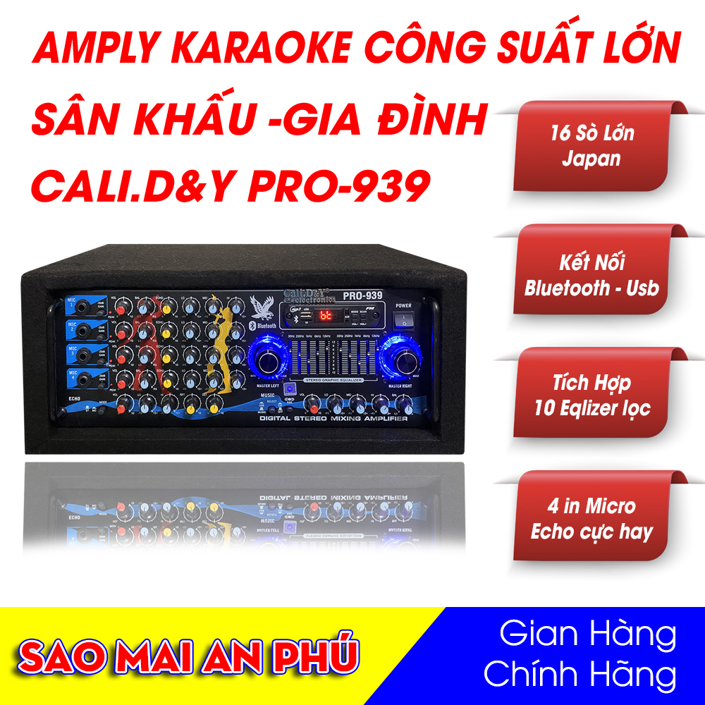 [ Top âm ly bán chạy ] Ampli karaoke Amply 16 sò toshiba nhật bản nghe nhạc gia đình BLUETOOTH Cali.