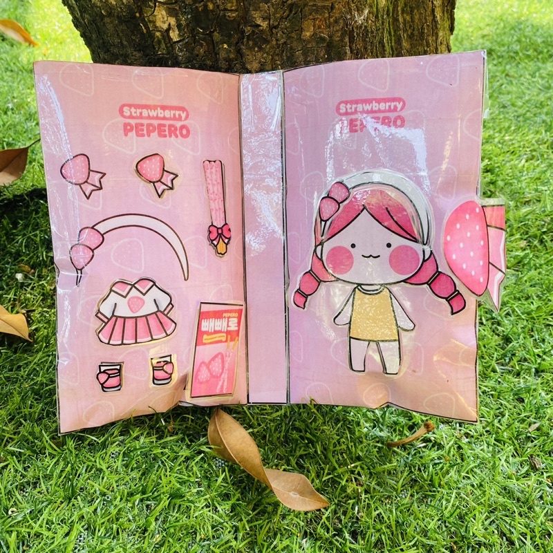 Squishy giấy cô bé dâu tây cực dễ thương toys kingdom