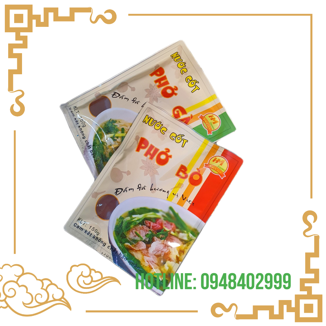 Cốt phở bò HMFOODS, gia vị phở bò hoàn chỉnh, nấu phở bò tại nhà