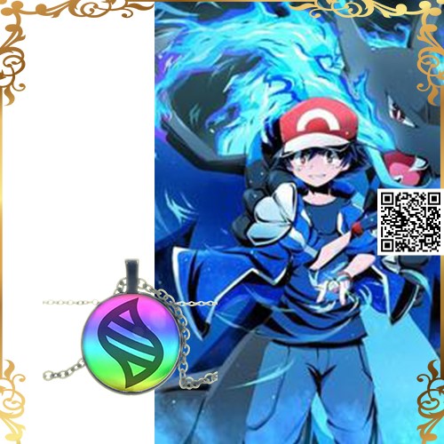 [HCM]894 Dây chuyền Vô cực Pokemon Go Màu đen