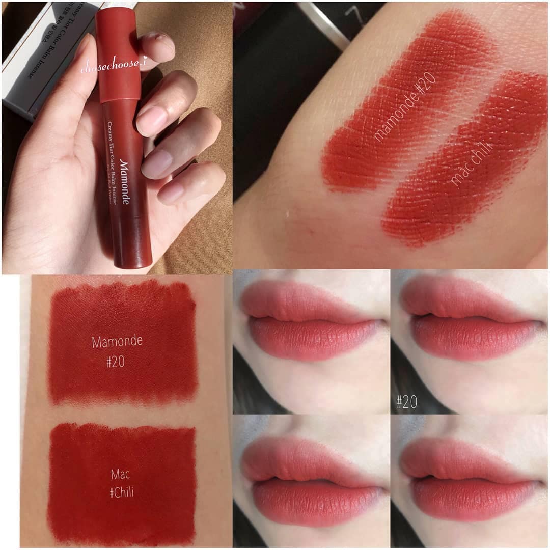 Son Sáp Mamonde Creamy Tint Color Balm Intense