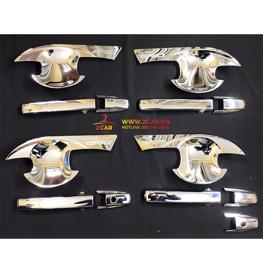 Bộ ốp tay nắm + hõm cửa xe honda brio 2018- 2019 2020 2021 2022 2023