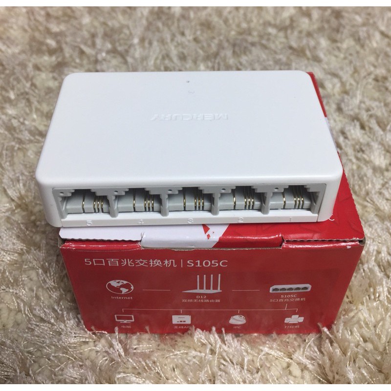 Bộ chia mạng 5 cổng và 8 cổng Mercusys - Switch chia lan