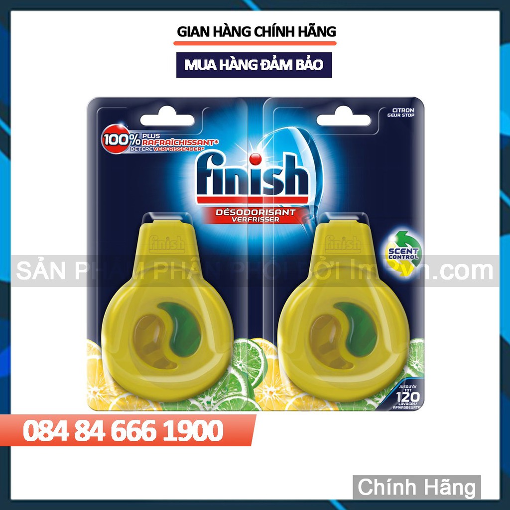Khử mùi, treo thơm máy rửa bát Finish