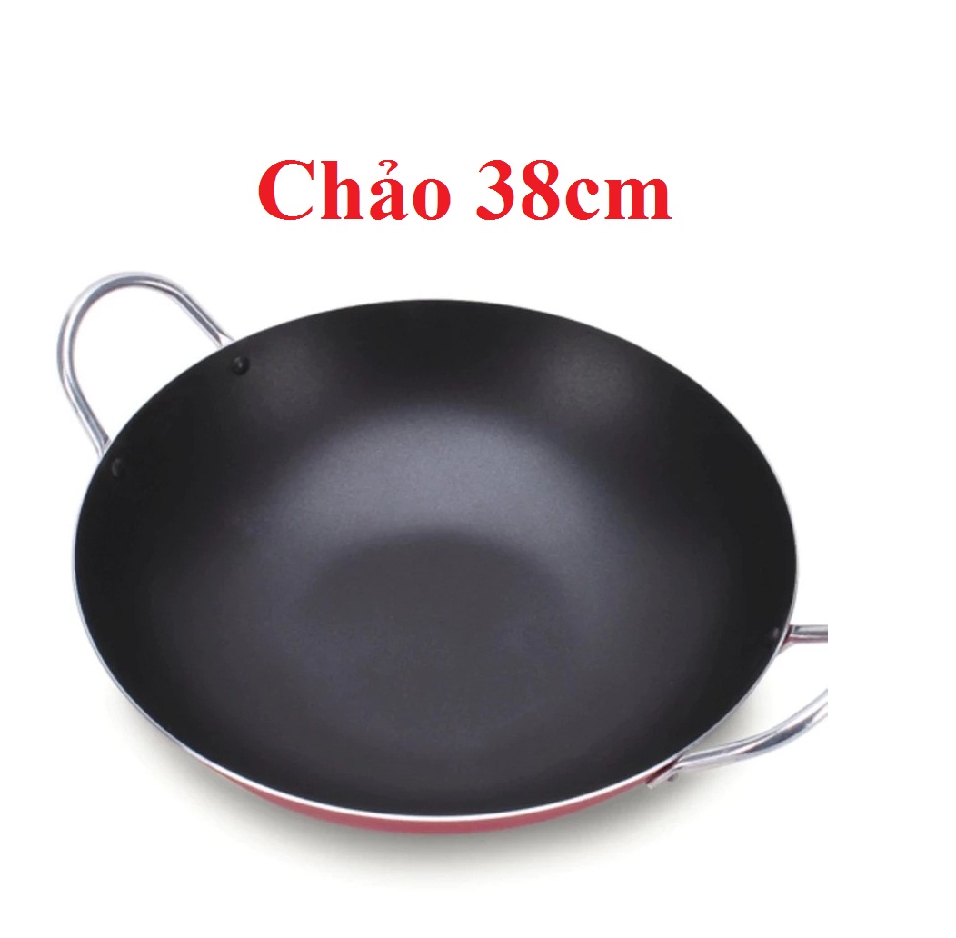 [GIAO NHANH 2H][CHẢO SIZE KHỦNG ] Chảo chống dính 2 quai công nghệ Hàn Quốc Kyofa 40cm bảo hành 14 NGÀY - sơn tĩnh điện chịu nhiệt tốt