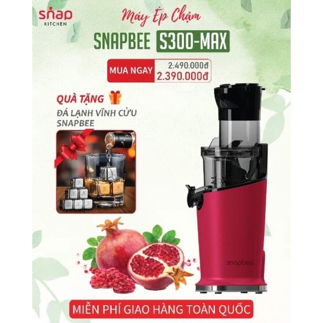 Máy ép chậm snapbee s300 max 250w bảo hành 24 tháng phiên bản 2022