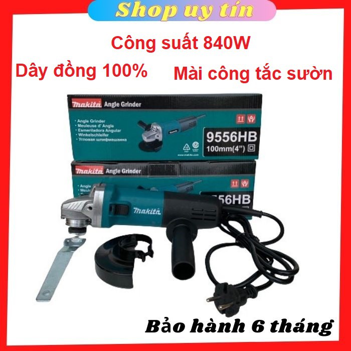 Máy mài cầm tay Makita 9556 công tắc sườn công suất 840W