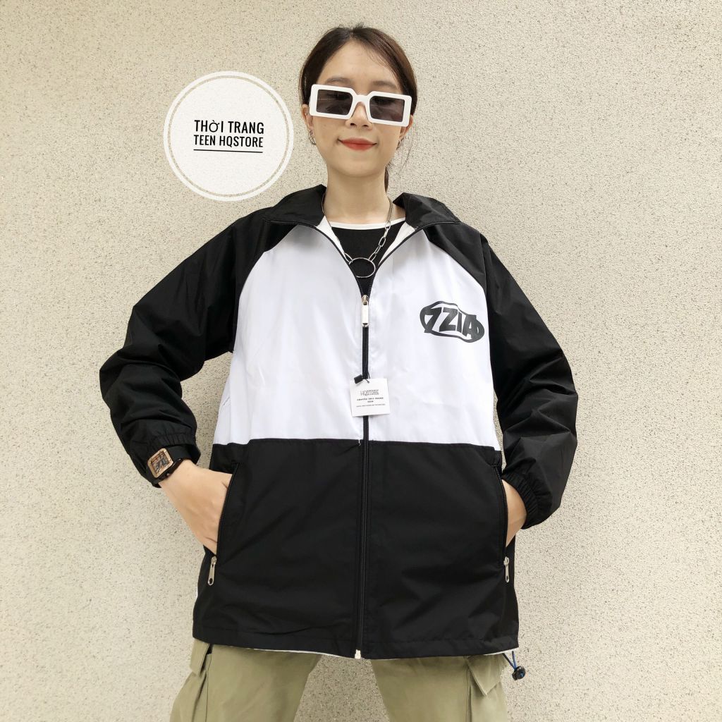 [HCM][Giá hủy diệt] [Ảnh thật] [Chính hãng] Áo Khoác Dù 7ZIA Ulzzang Nam Nữ Unisex Form Rộng Bomber Jacker