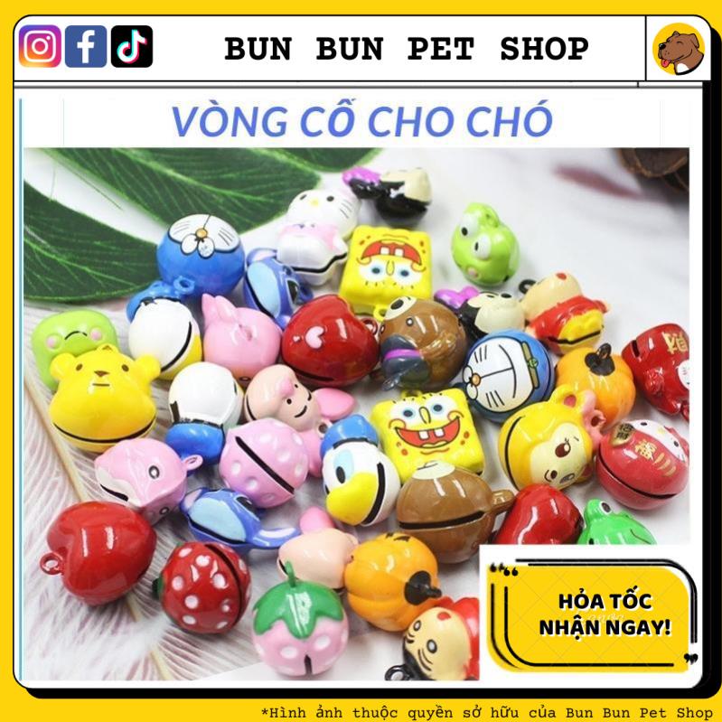 Chuông rời lúc lắc đeo vòng cổ cho chó mèo nhiều màu sắc