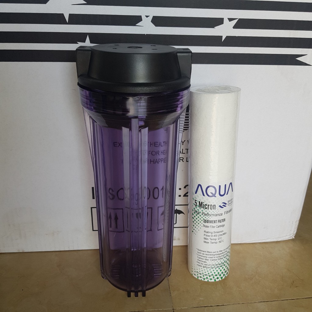 Cốc zen trong 10inch kèm cút và lõi thô