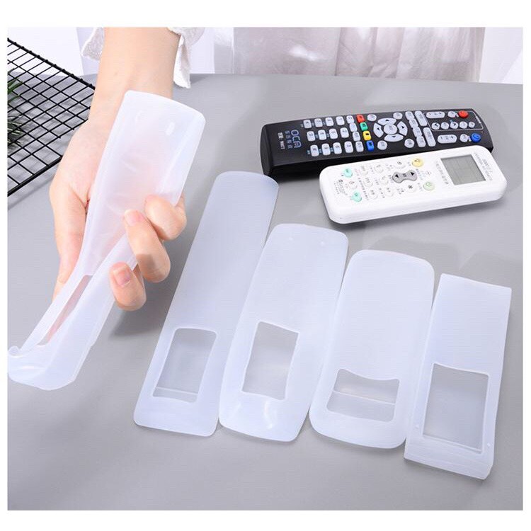 Bọc remote tivi silicon - vỏ bọc bảo vệ remote điều khiển tv - điều hòa chống hư hóng đổ nước