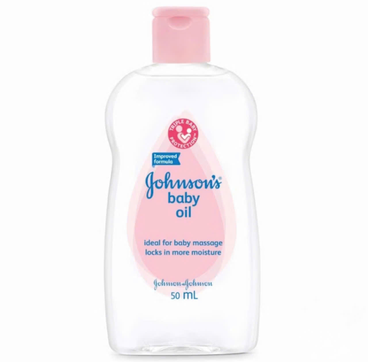 Dầu massage dưỡng ẩm cho bé Johnsons Baby Oil 50ml, Dầu Mát Xa Dưỡng ẩm Em Bé