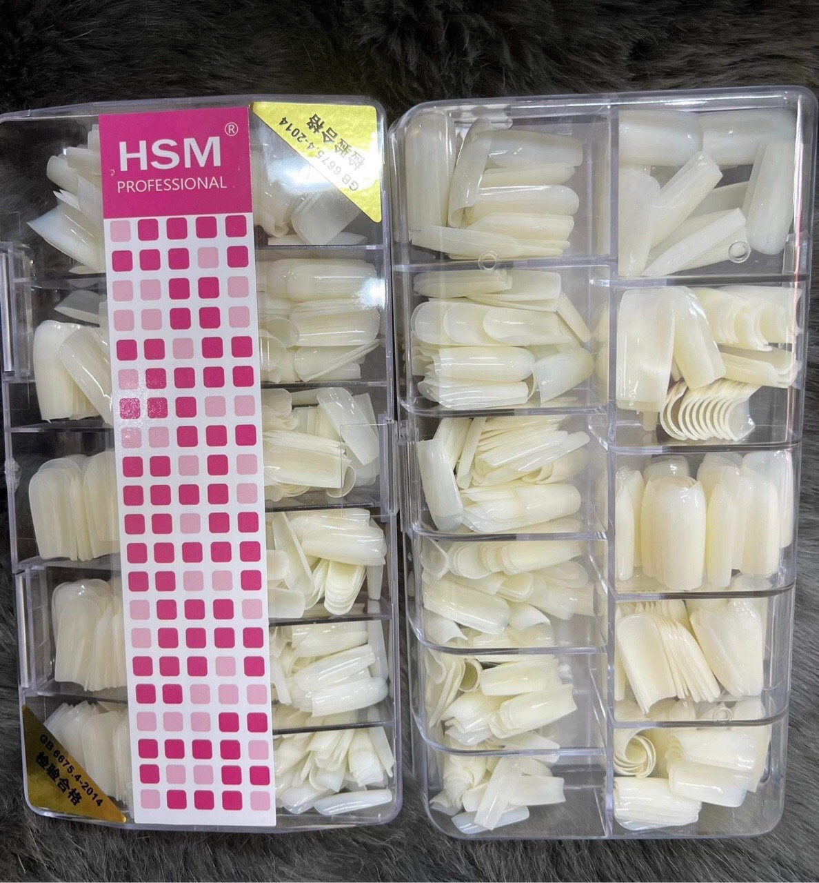 Móng up trơn from vuông hsm - mini nails