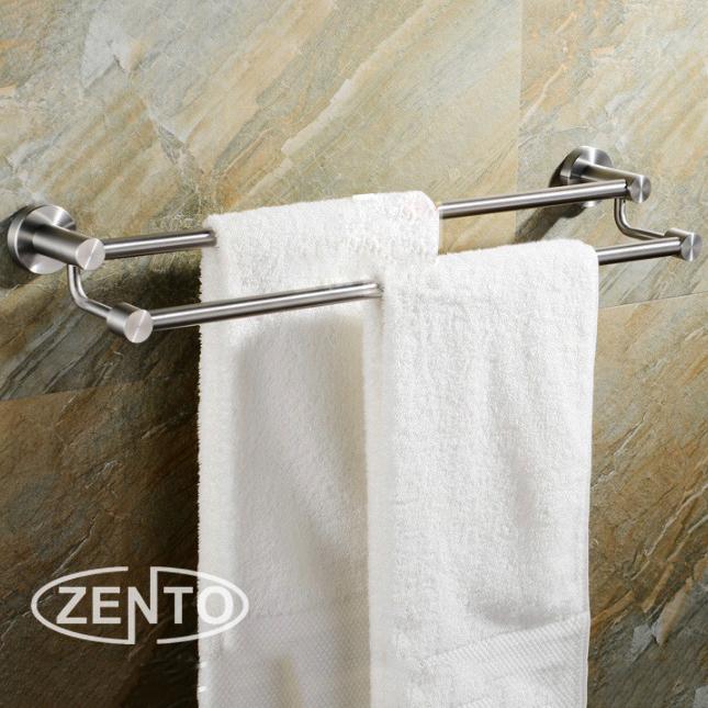 Giá treo khăn kép inox304 zento hc0283