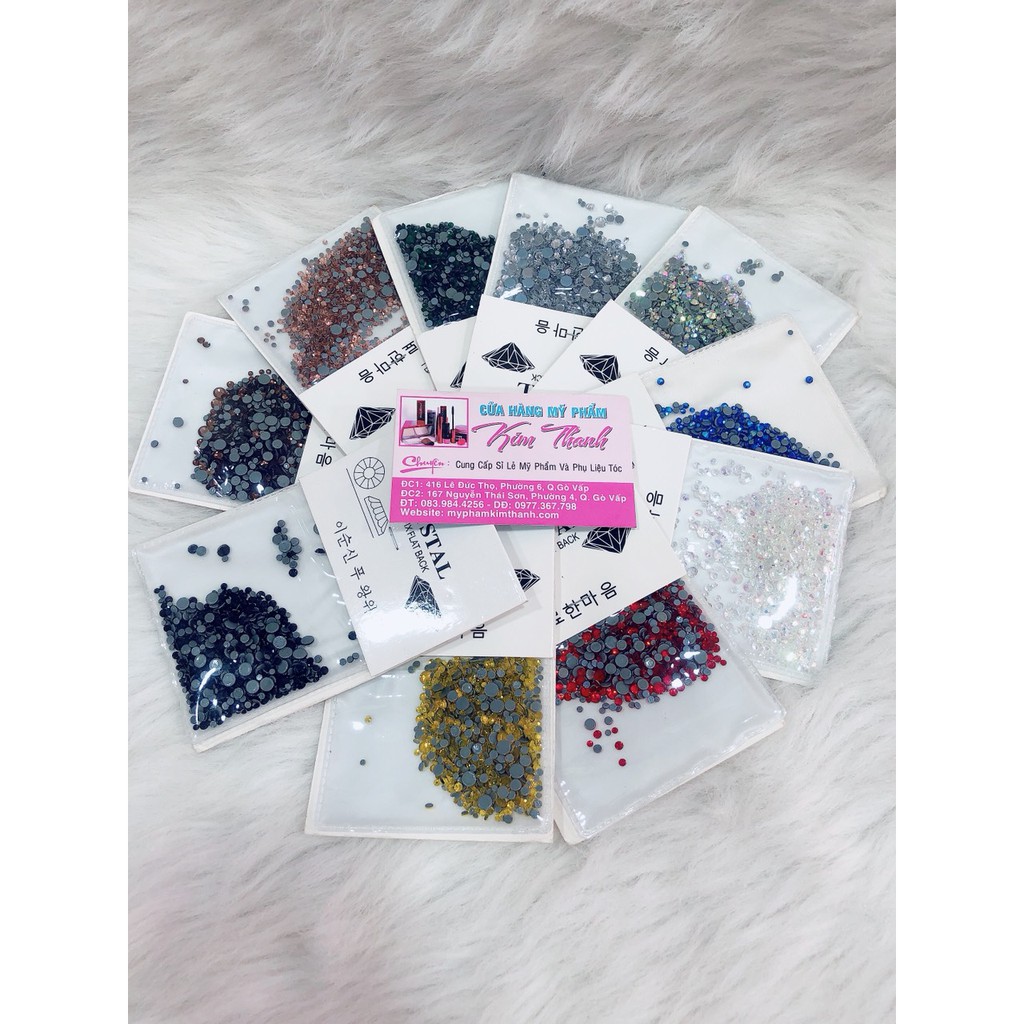 Đá đính móng siêu sáng siêu lấp lành , nhiều màu để lựa chọn , nails