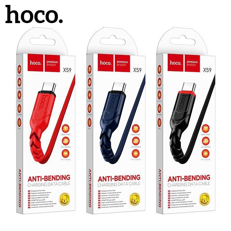 Dây cáp sạc nhanh 2.4A Hoco X59 chân Lightning Dành cho điện thoại iPhone iPhone