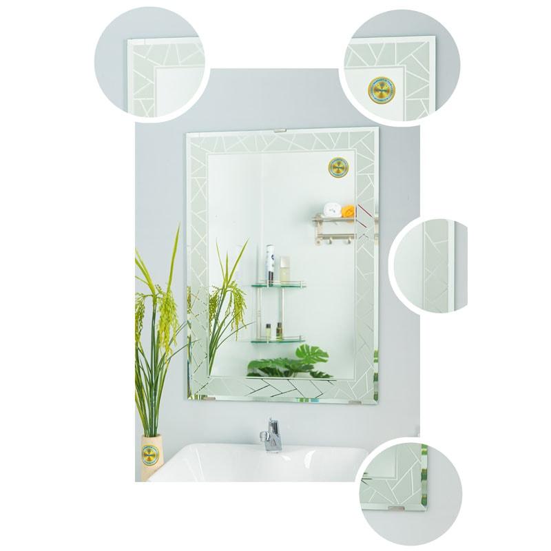 Gương soi pha lê cao cấp kibath 102 kt 50x70 cm
