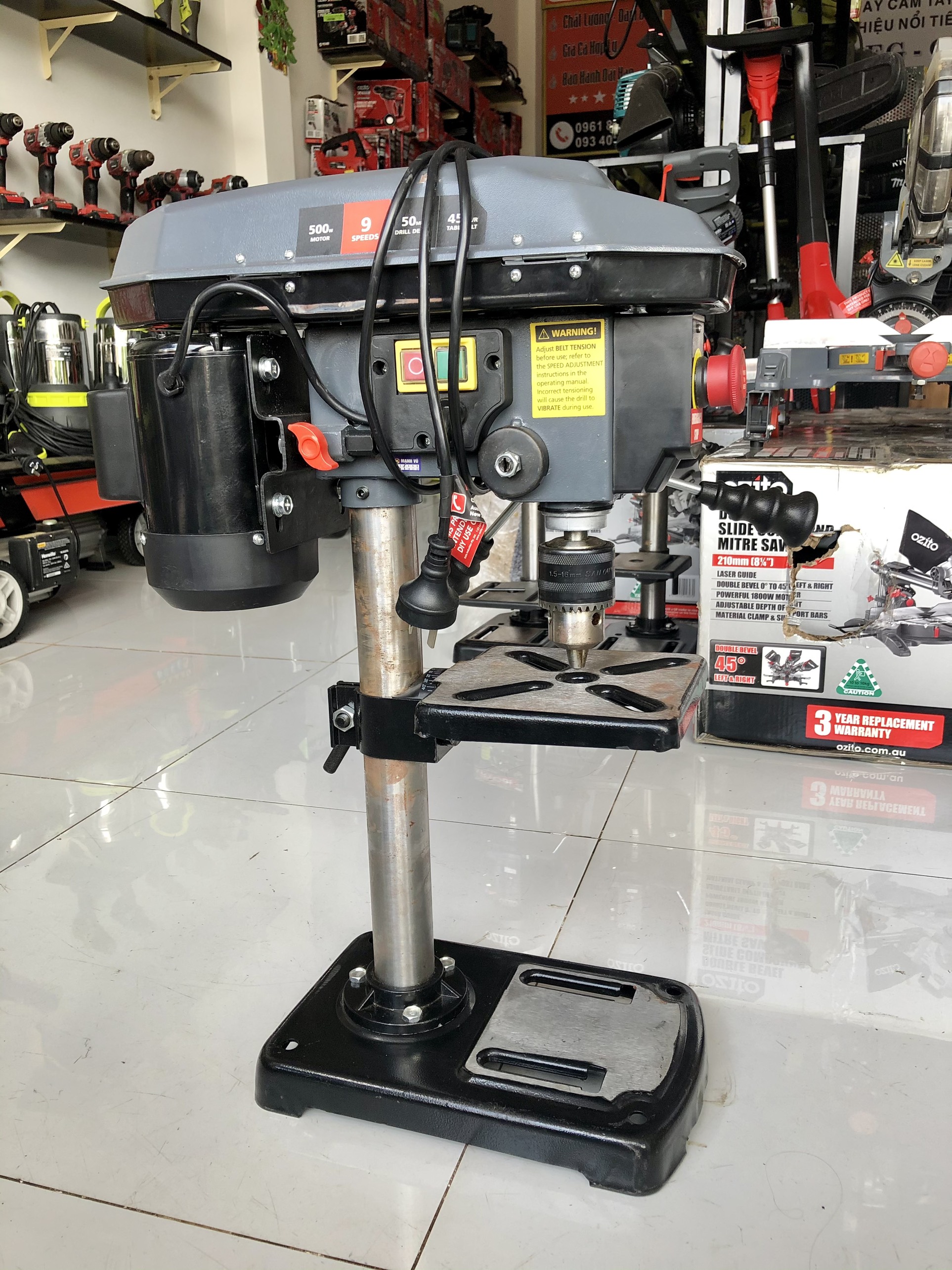 Khoan bàn ozito 500w