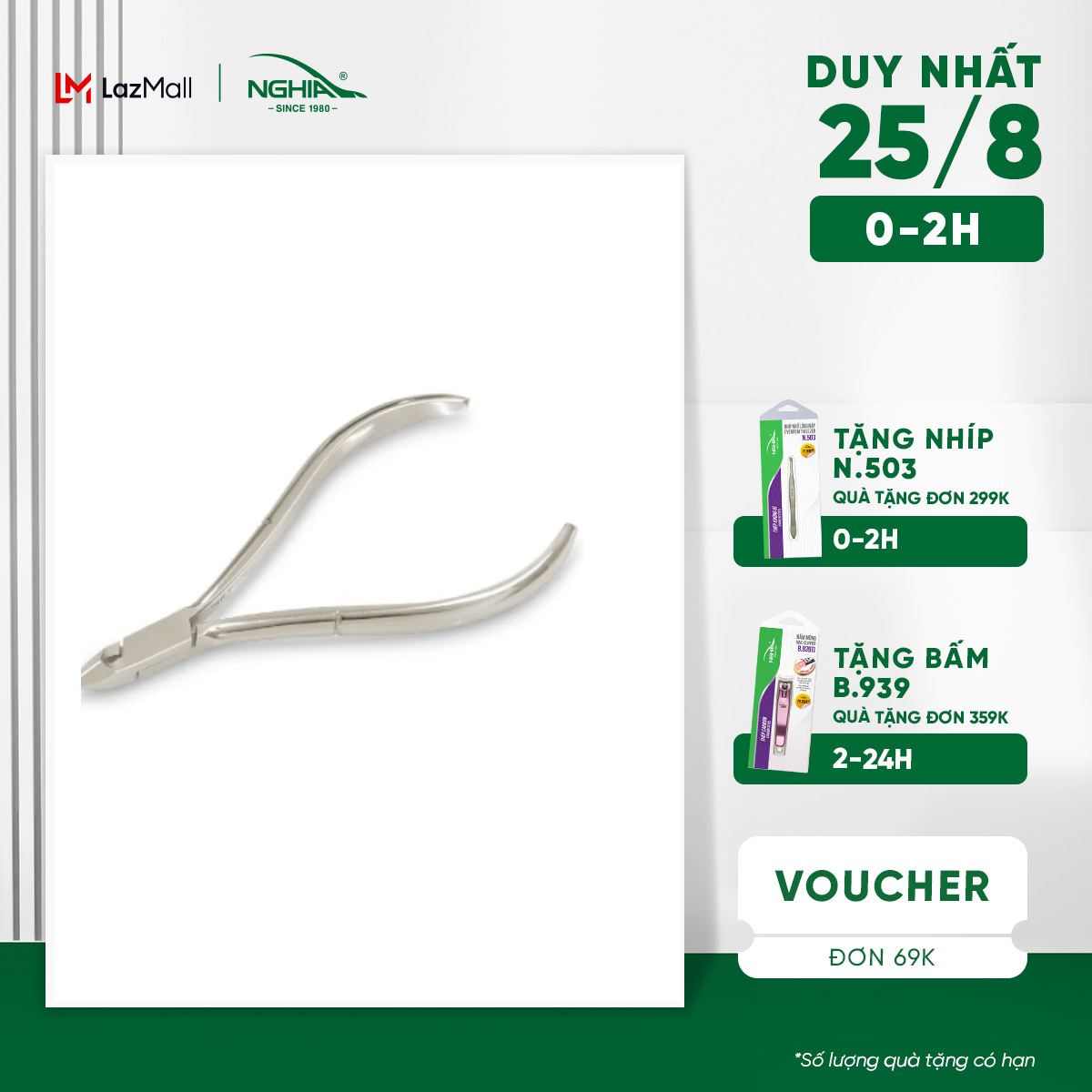 Kềm cắt da thép chuyên dụng Kềm Nghĩa D.208