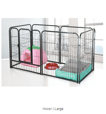 Chuồng cho chó 6 mảnh bằng thép tiện dụng size 70 x 90cm