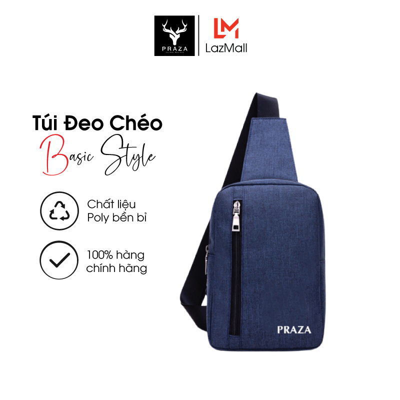 Túi đeo chéo cao cấp, túi đeo tiện lợi thiết kế thời trang praza - dc095