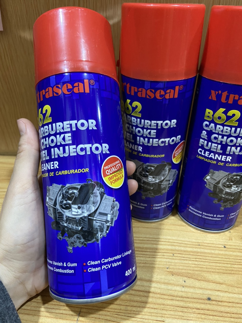 Vệ sinh bình xăng con hàng chính hãng Xtraseal