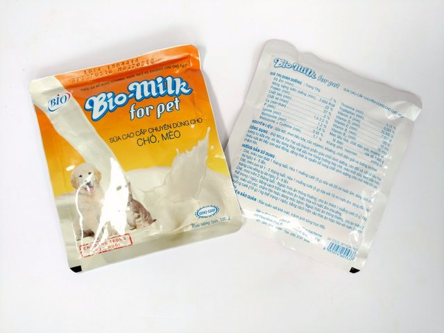 BIO-MILK 100g. Sữa cho thú cưng, thay thế sữa mẹ