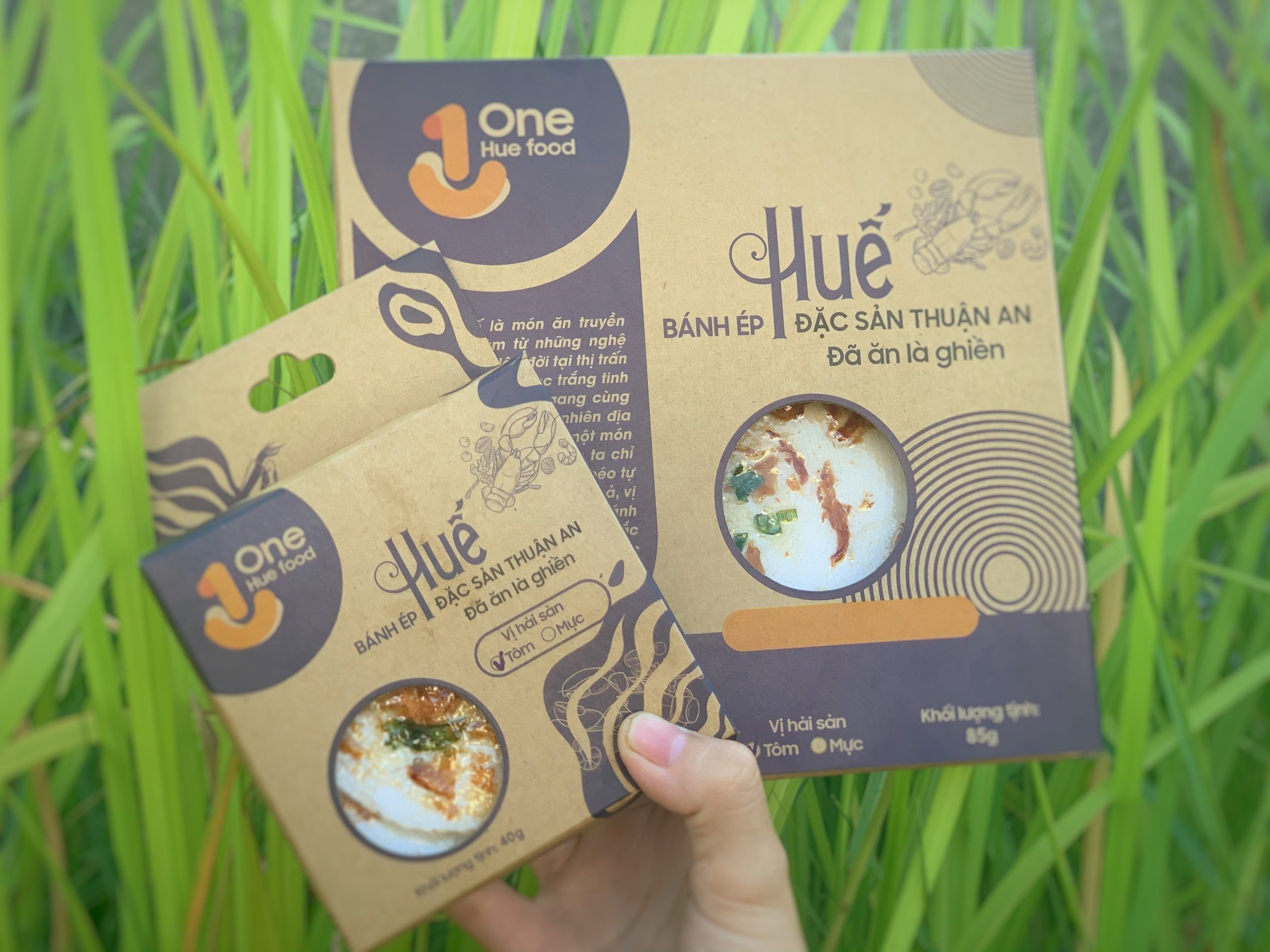 Bánh Ép Huế - Hue One Food - Vị Tôm Thịt Size To.