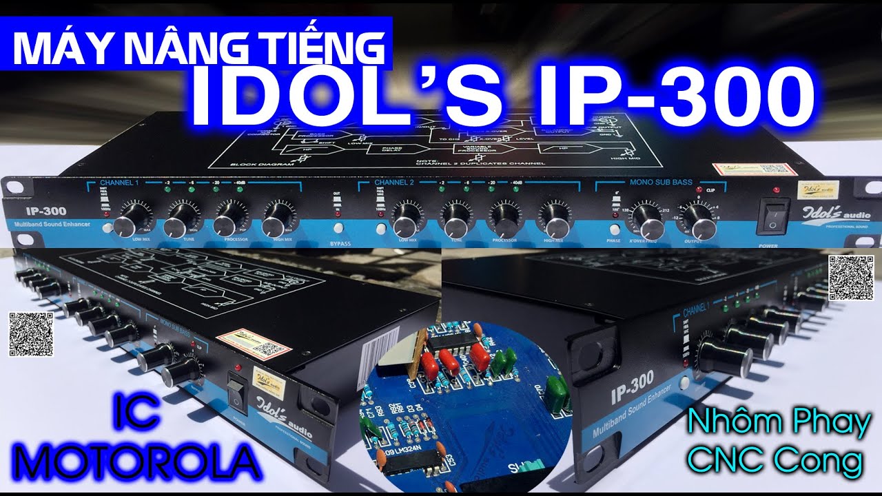 [HCM]MÁY NÂNG TIẾNG IDOL IP300 CHÍNH HÃNG VN - MẪU MỚI 2020-thiết bị có khả năng  nâng nhạc và tiếng micro xuất sắc giúp cho amply karaoke và mixer Số Nâng Tiếng Mạnh Và Hay Hơn Tiếng Ca Tiếng Micr Nhẹ Hơn.
