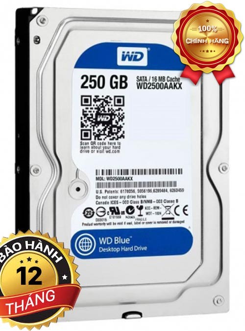HDD 250G Western Blue sata - HDD 250G