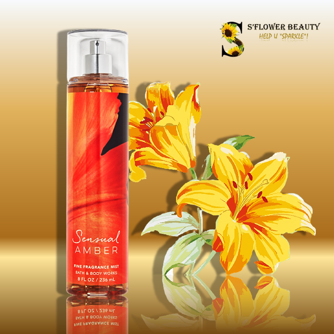 SENSUAL AMBER | Xịt Thơm Nước Hoa Toàn Thân Bath & Body Works Fine Fragrance Mist (236ml)