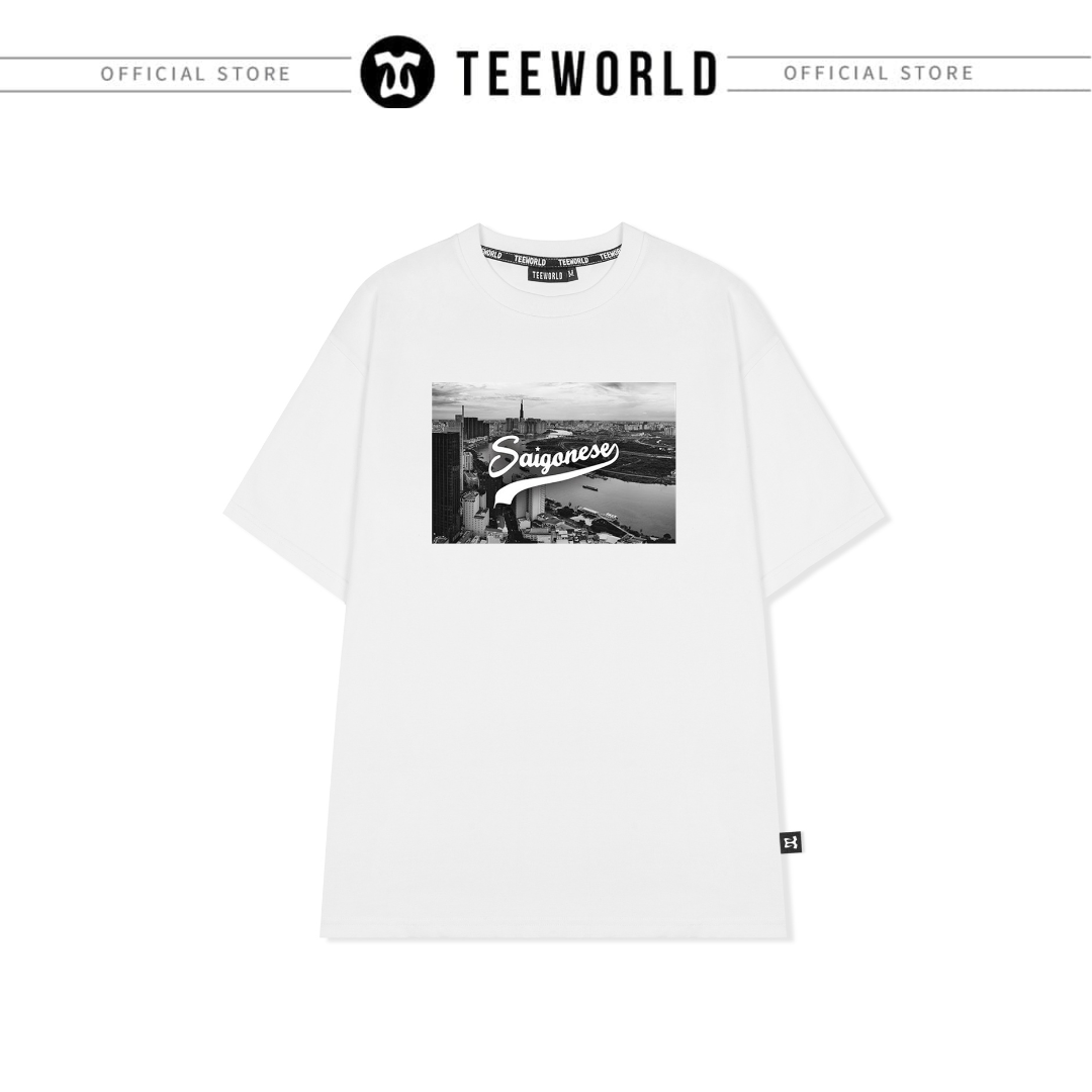 Áo thun Local Brand Teeworld Saigonese New Design Black & White T-shirt Form Rộng Unisex Nam Nữ