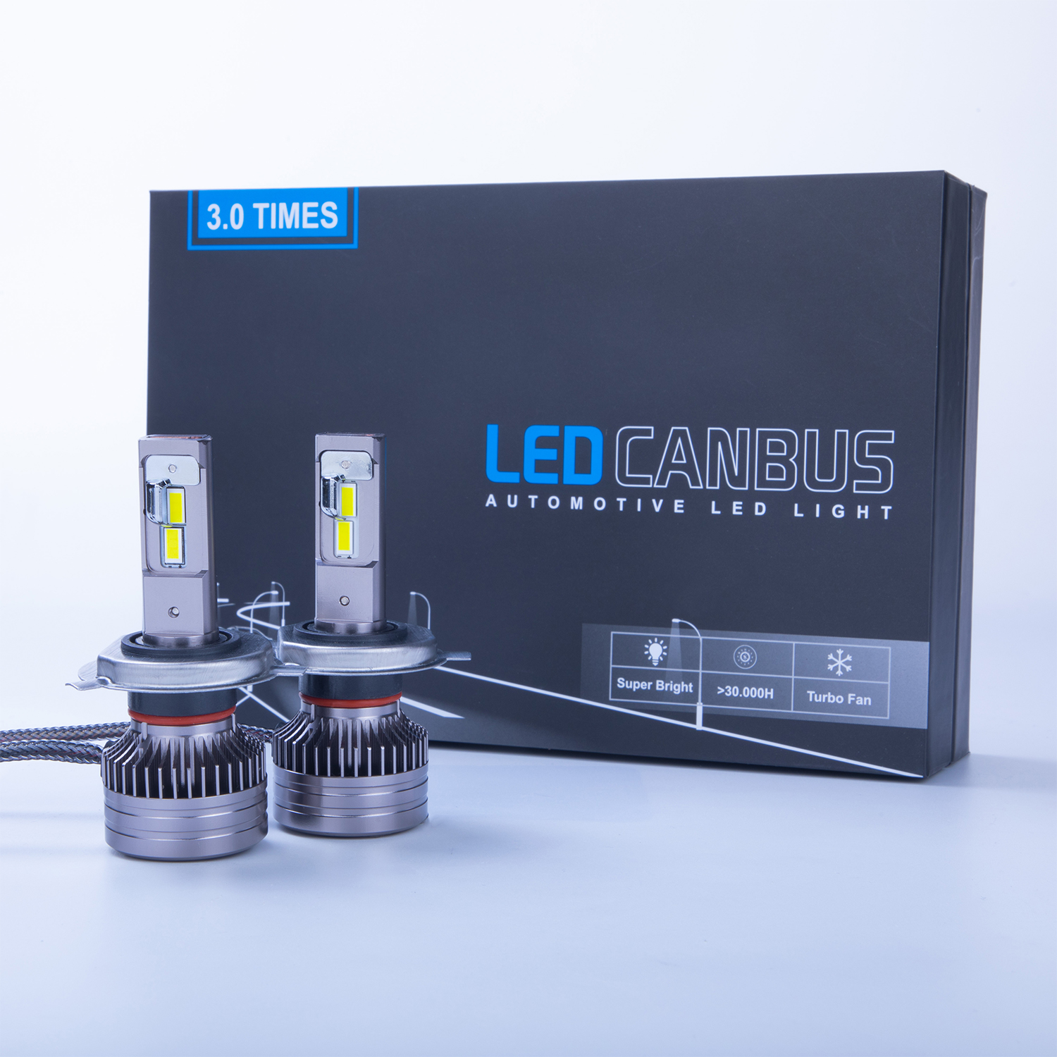 Bộ đèn pha / cos ô tô GPNE Led Canbus O3 110W 18.000LM chân HB3 H4 H11 H7