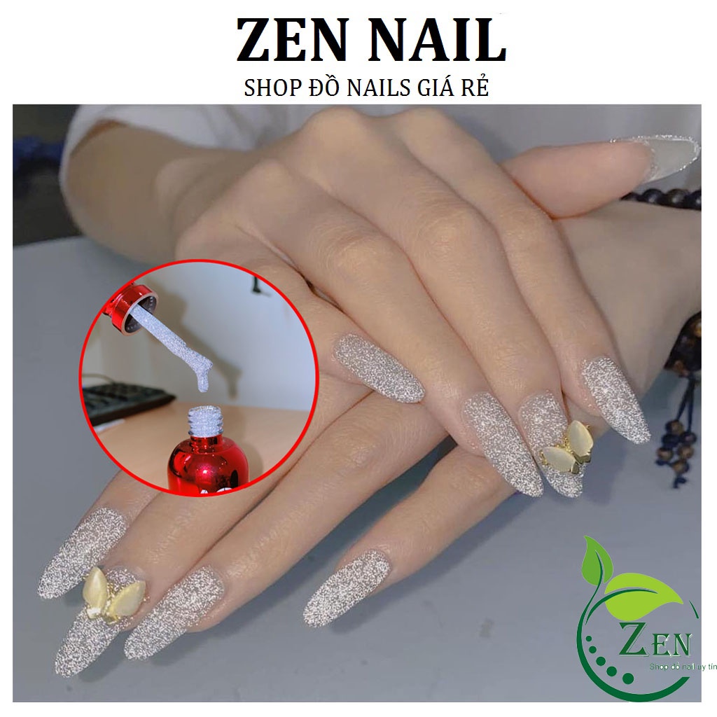 Sơn móng tay gel Flash màu trắng , 15ml