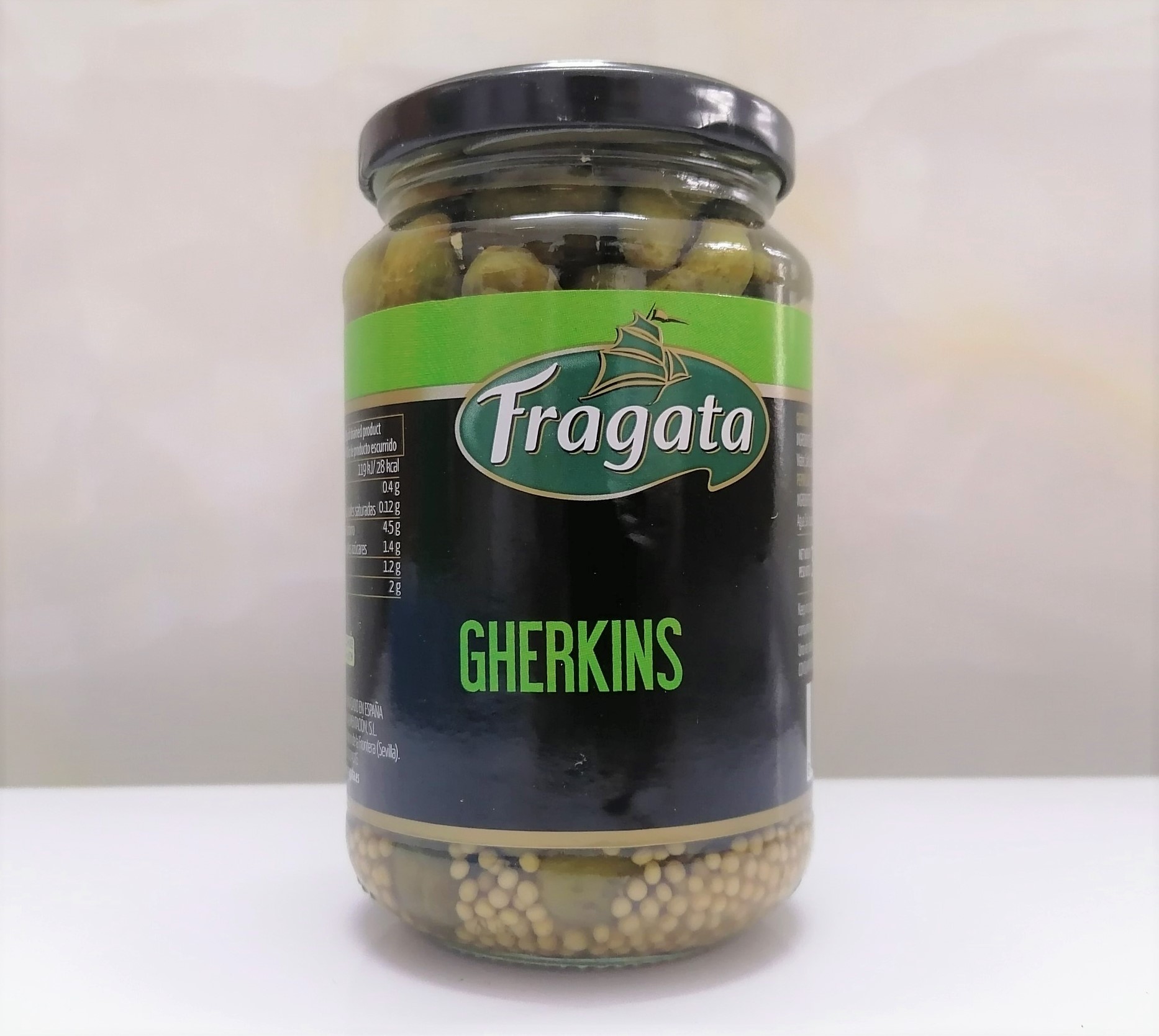 [Lọ 345g] DƯA LEO (DƯA CHUỘT) NGÂM [Spain] FRAGATA Gherkins (tgc)