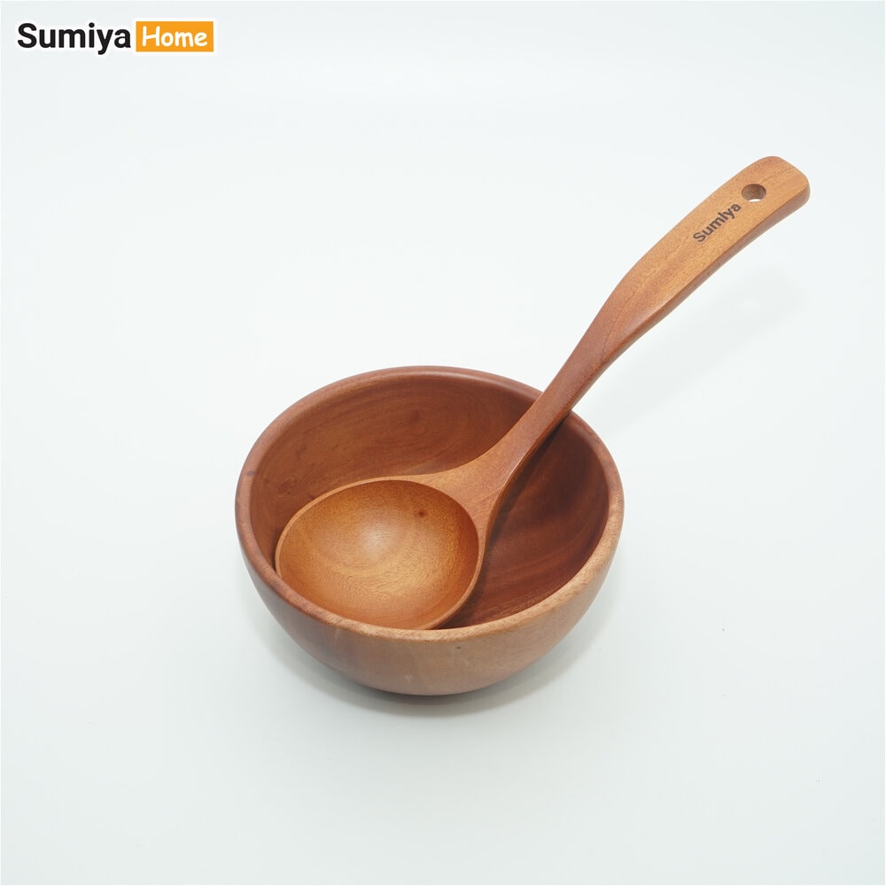 Vá canh gỗ SUMIYA, vá canh gỗ tự nhiên, vá múc canh gỗ tự nhiên