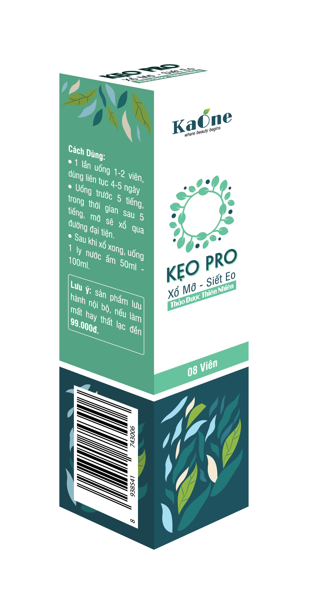 Kẹo pro xổ mỡ,siết eo - kaone - thon gọn,tan mỡ