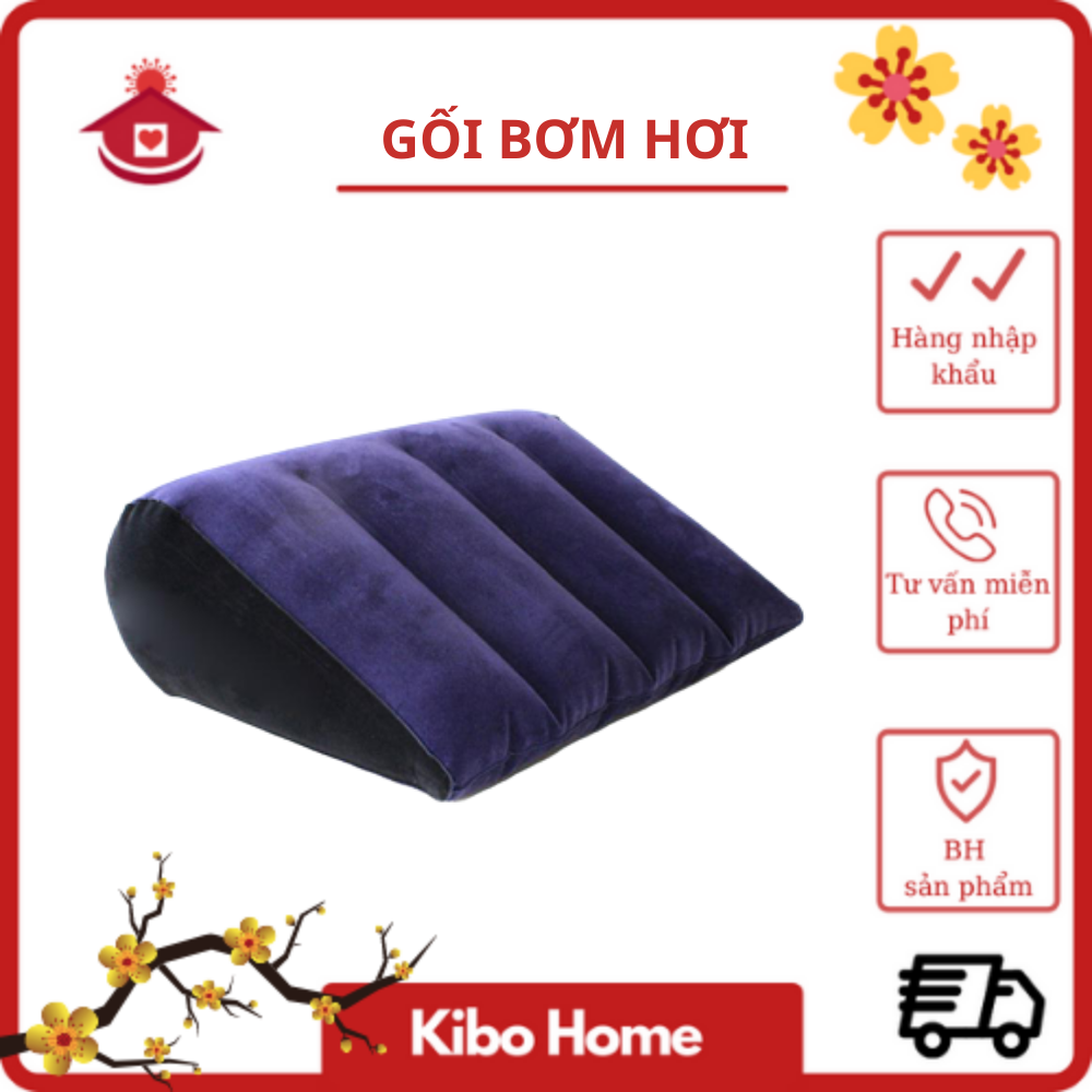 Gối trợ giúp bơm hơi tam giác tình yêu vị trí magic magic cặp đôi đồ nội thất
