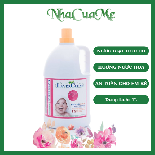 Nước giặt hữu cơ Layer Clean 4L - hương Poppy Coach
