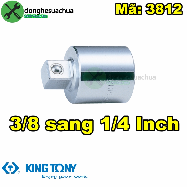 Đầu chuyển 3/8 sang 1/4 kingtony 3812