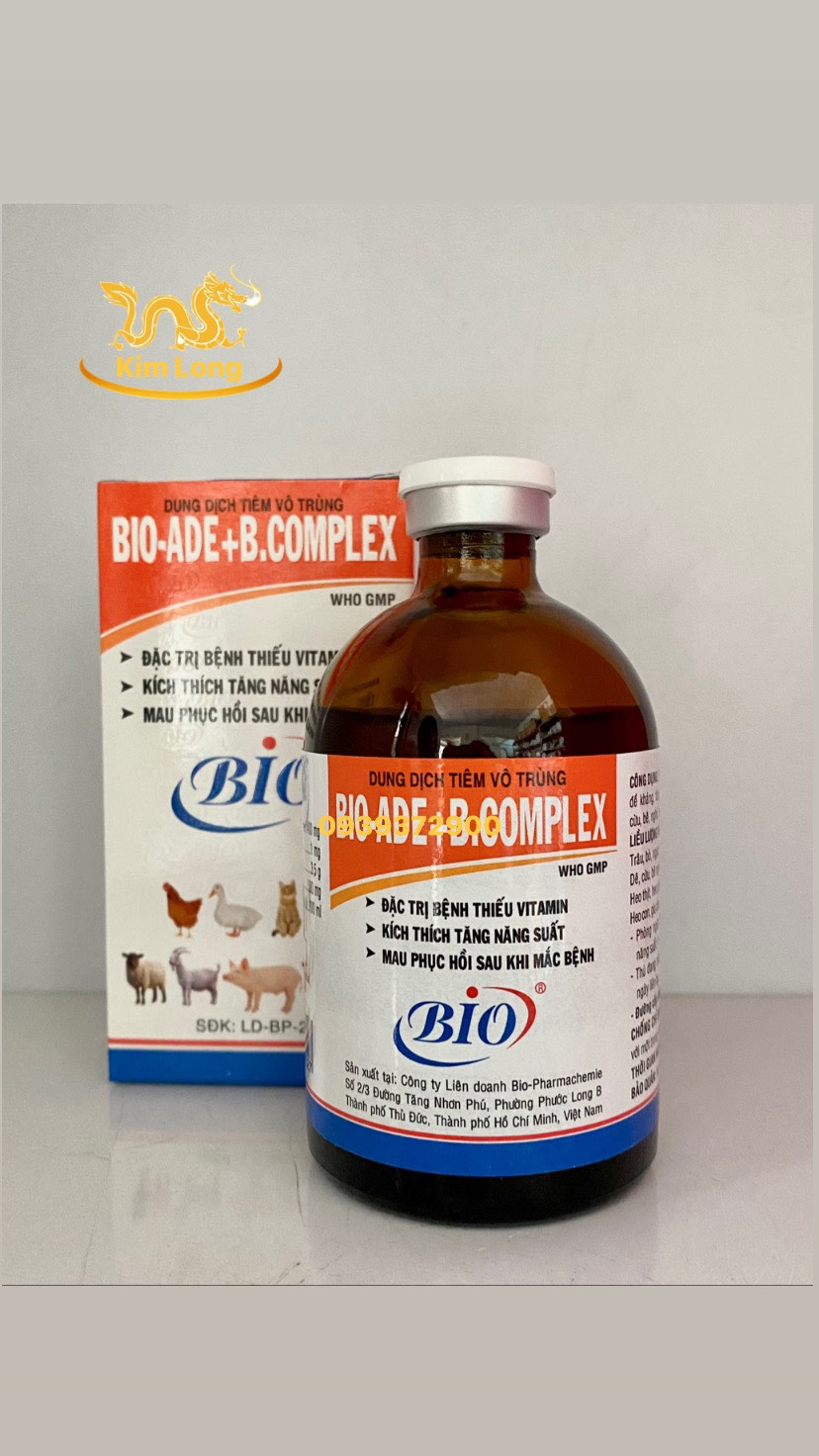 Bio - ADE Bcomplex chai 100ml - Trị bệnh thiếu vitamin