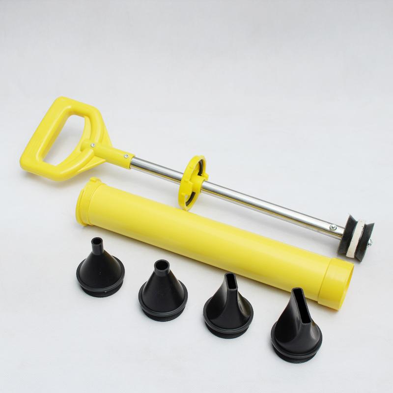 Dụng cụ bơm vữa xây dựng + 04 đầu bơm vữa đa năng, bơm vữa vào các vị trí khó xây chát