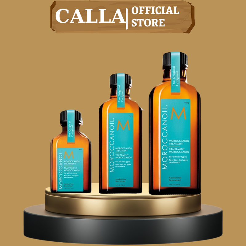 Tinh dầu dưỡng tóc moroccanoil treatment phục hồi tóc hư tổn - hair serum 25ml - 100ml - 125ml - 200ml | calla official