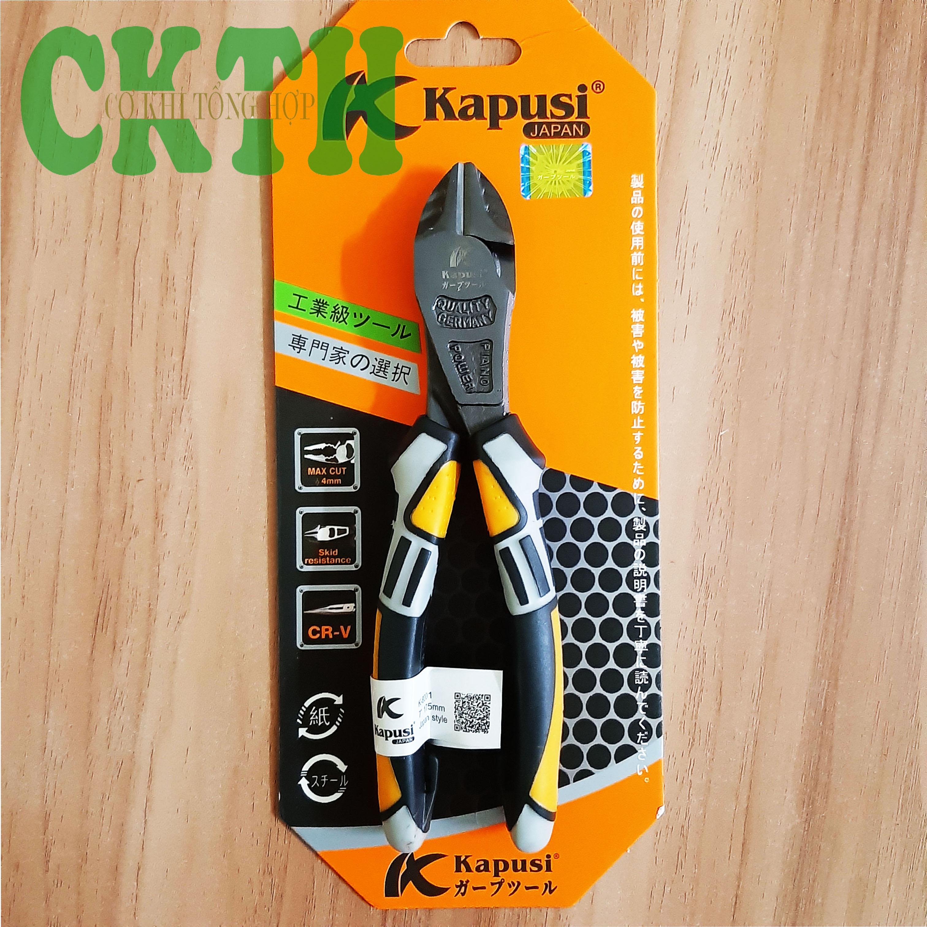 Kìm, Kìm Nhật, Kìm Cắt Kapusi Nhật Bản Xuất Đức 7 Inch Cao Cấp