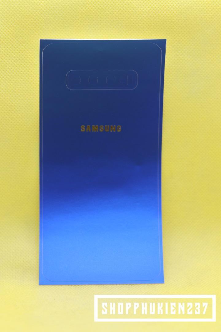 [HCM]Miếng Dán Lưng Samsung Galaxy S10 Plus Dán Lưng Dẻo Skin Màu