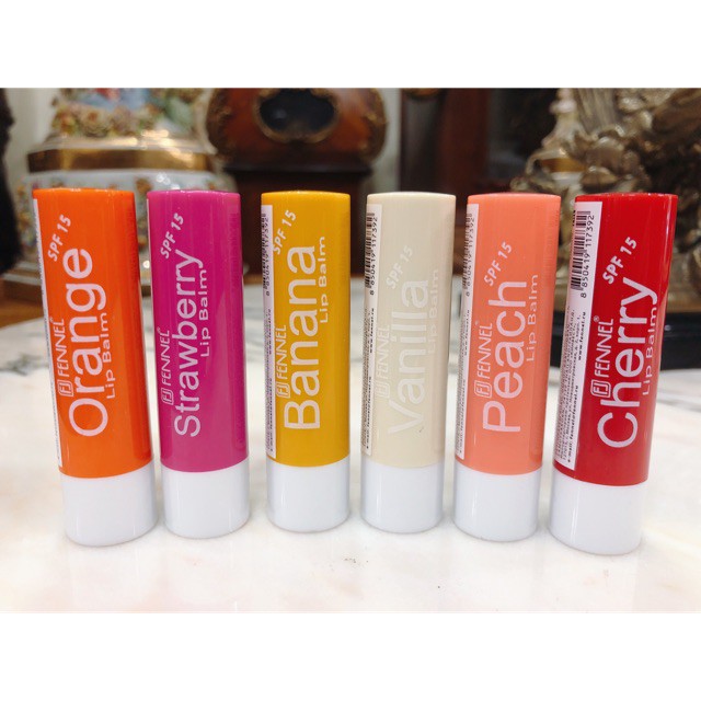 Son dưỡng môi không màu fennel lip blam – nga