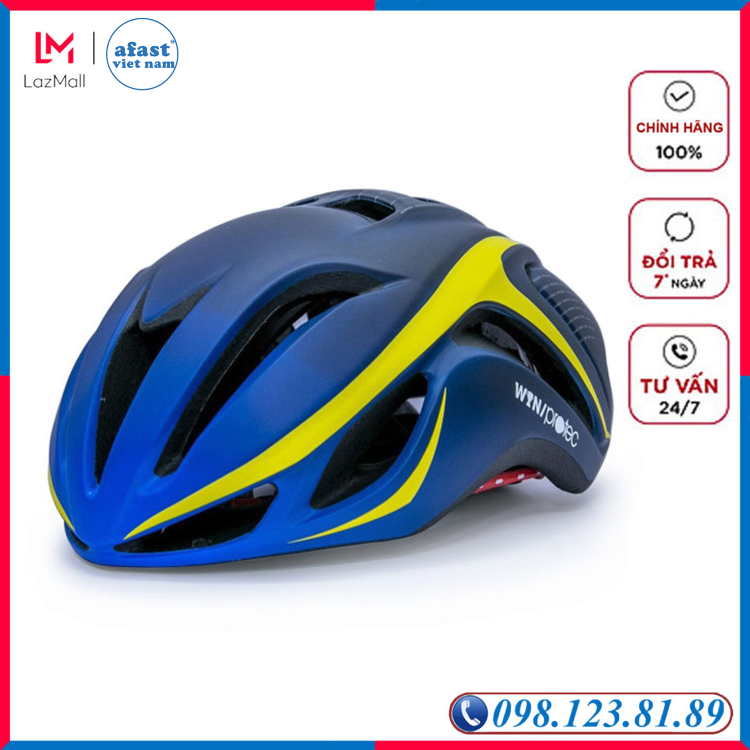 Mũ Bảo Hiểm Xe Đạp Thể Thao Hiện Đại, Nón Bảo Hiểm Xe Đạp Đỉnh Cao Sang Trọng Protec Win 069 - AFAST VIỆT NAM